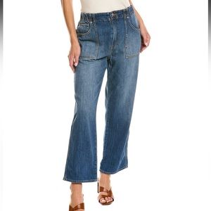 Hudson Jeans Women's Remi High Rise Straight Jean Elastic Waistband